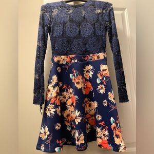 Floral Lace Cupcake Dress